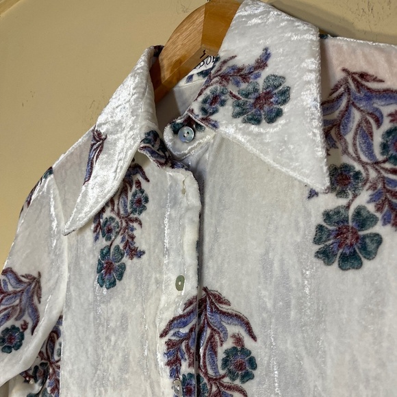 Alix Of Bohemia White Floral Blouse - Picture 6 of 9